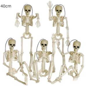 Esqueletos de articulaciones articuladas de cuerpo completo de 16" Para decoraciones de Halloween.